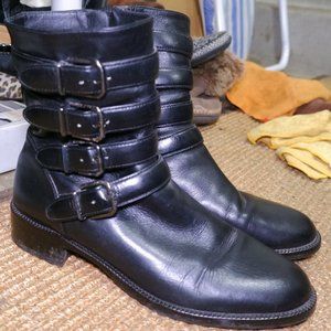 Via Spiga Black Booties